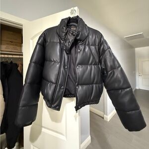 Black TRUTH Puffer Jacket